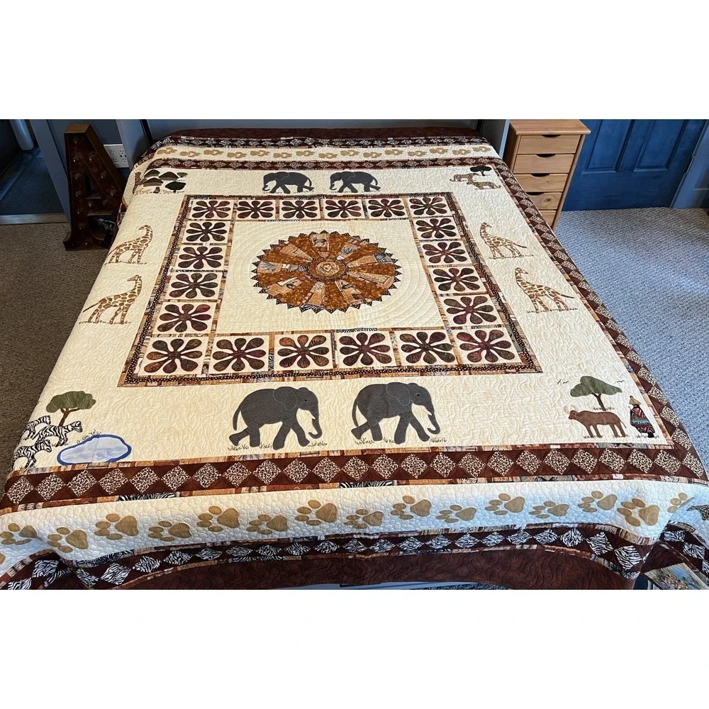 Quilt- African Safari Theme Handmade‎ 90